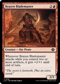 Brazen Blademaster - The Lost Caverns of Ixalan - Magic: The Gathering card