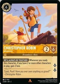 Christopher Robin - Adventurer - Rise of the Floodborn - Disney Lorcana card