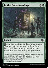 In the Presence of Ages - The Lost Caverns of Ixalan - Magic: The Gathering card