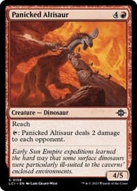 Panicked Altisaur - The Lost Caverns of Ixalan - Magic: The Gathering card
