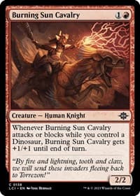 Burning Sun Cavalry - The Lost Caverns of Ixalan - Magic: The Gathering card