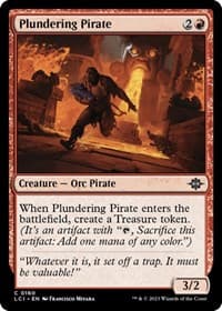 Plundering Pirate - The Lost Caverns of Ixalan - Magic: The Gathering card