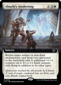 Abuelo's Awakening (Extended Art) - The Lost Caverns of Ixalan - Magic: The Gathering card