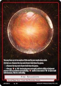 Fire Solarisite - Judgment of the Rogue Planet - Force of Will card