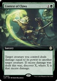Contest of Claws (Extended Art) - Commander: The Lost Caverns of Ixalan - Magic: The Gathering card