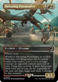 Swooping Pteranodon (Borderless) (Emblem) - Universes Beyond: Jurassic World Collection - Magic: The Gathering card