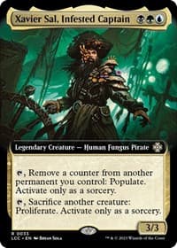 Xavier Sal, Infested Captain (Extended Art) - Commander: The Lost Caverns of Ixalan - Magic: The Gathering card
