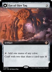 Eye of Ojer Taq (Extended Art) - Commander: The Lost Caverns of Ixalan - Magic: The Gathering card