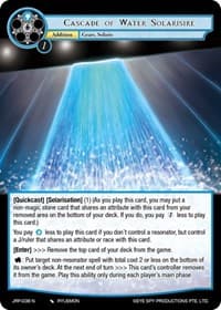 Cascade of Water Solarisire - Judgment of the Rogue Planet - Force of Will card