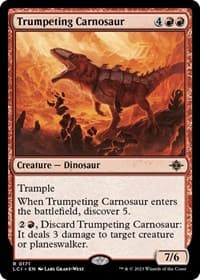 Trumpeting Carnosaur - The Lost Caverns of Ixalan - Magic: The Gathering card