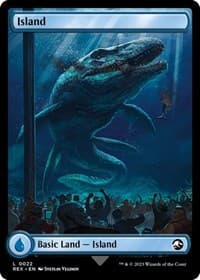 Island - Universes Beyond: Jurassic World Collection - Magic: The Gathering card