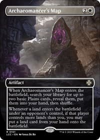 Archaeomancer's Map (Borderless) - Commander: The Lost Caverns of Ixalan - Magic: The Gathering card