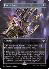 Fist of Suns (Borderless) - Commander: The Lost Caverns of Ixalan - Magic: The Gathering card