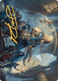 Admiral Brass, Unsinkable Art Card (Gold-Stamped Signature) - Art Series: The Lost Caverns of Ixalan - Magic: The Gathering card