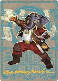 Quintorius Kand Art Card (65/81) (Gold-Stamped Signature) - Art Series: The Lost Caverns of Ixalan - Magic: The Gathering card