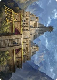 Barracks of the Thousand Art Card (Gold-Stamped Signature) - Art Series: The Lost Caverns of Ixalan - Magic: The Gathering card