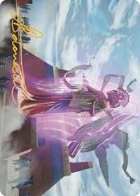 Ojer Taq, Deepest Foundation Art Card (4/81) (Gold-Stamped Signature) - Art Series: The Lost Caverns of Ixalan - Magic: The Gathering card