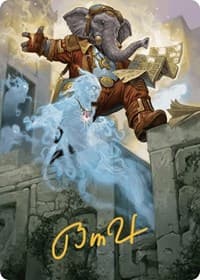 Quintorius Kand Art Card (37/81) (Gold-Stamped Signature) - Art Series: The Lost Caverns of Ixalan - Magic: The Gathering card