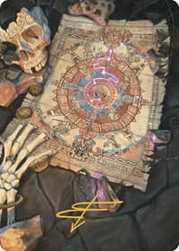 Map Token Art Card (Gold-Stamped Signature) - Art Series: The Lost Caverns of Ixalan - Magic: The Gathering card