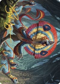Sunfrill Imitator Art Card (Gold-Stamped Signature) - Art Series: The Lost Caverns of Ixalan - Magic: The Gathering card