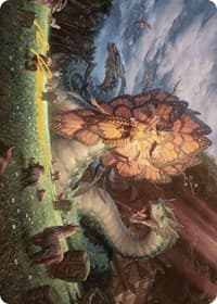 Ojer Kaslem, Deepest Growth Art Card (30/81) (Gold-Stamped Signature) - Art Series: The Lost Caverns of Ixalan - Magic: The Gathering card