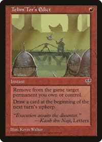 Telim'Tor's Edict - Mirage - Magic: The Gathering card