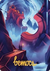 Mountain Art Card (Gold-Stamped Signature) - Art Series: The Lost Caverns of Ixalan - Magic: The Gathering card