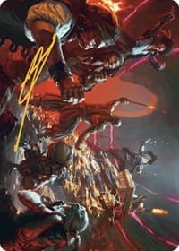 Hit the Mother Lode Art Card (Gold-Stamped Signature) - Art Series: The Lost Caverns of Ixalan - Magic: The Gathering card