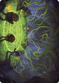 Growing Rites of Itlimoc Art Card (Gold-Stamped Planeswalker Symbol) - Art Series: The Lost Caverns of Ixalan - Magic: The Gathering card