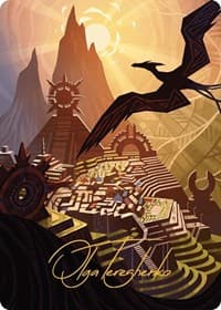 Plains Art Card (Gold-Stamped Signature) - Art Series: The Lost Caverns of Ixalan - Magic: The Gathering card
