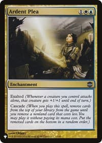 Ardent Plea - The List Reprints - Magic: The Gathering card