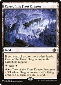 Cave of the Frost Dragon - The List Reprints - Magic: The Gathering card