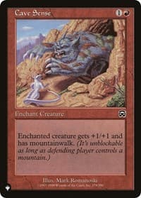 Cave Sense - The List Reprints - Magic: The Gathering card