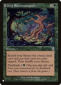 Deep Reconnaissance - The List Reprints - Magic: The Gathering card