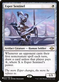Esper Sentinel - The List Reprints - Magic: The Gathering card
