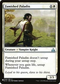 Famished Paladin - The List Reprints - Magic: The Gathering card