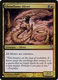 Ghostflame Sliver - The List Reprints - Magic: The Gathering card