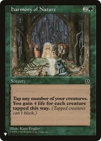 Harmony of Nature - The List Reprints - Magic: The Gathering card