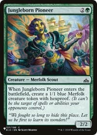 Jungleborn Pioneer - The List Reprints - Magic: The Gathering card