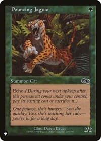 Pouncing Jaguar - The List Reprints - Magic: The Gathering card