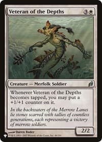 Veteran of the Depths - The List Reprints - Magic: The Gathering card