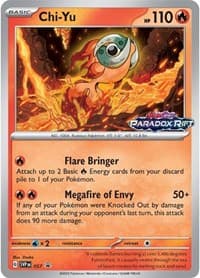 Chi-Yu - 057 (Prerelease) - SV: Scarlet & Violet Promo Cards - Pokemon card