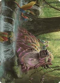 Basking Capybara Art Card - Art Series: The Lost Caverns of Ixalan - Magic: The Gathering card