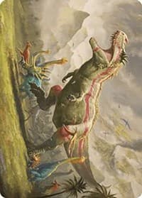 Ghalta, Stampede Tyrant Art Card - Art Series: The Lost Caverns of Ixalan - Magic: The Gathering card