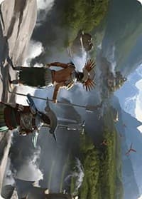 Glimpse the Core Art Card - Art Series: The Lost Caverns of Ixalan - Magic: The Gathering card