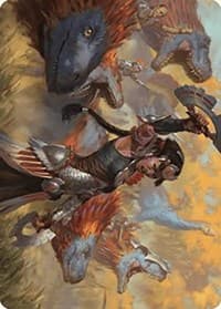Huatli, Poet of Unity Art Card - Art Series: The Lost Caverns of Ixalan - Magic: The Gathering card