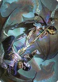 Huatli's Final Strike Art Card - Art Series: The Lost Caverns of Ixalan - Magic: The Gathering card