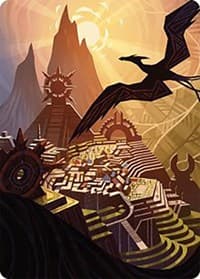 Plains Art Card - Art Series: The Lost Caverns of Ixalan - Magic: The Gathering card
