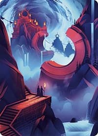 Mountain Art Card - Art Series: The Lost Caverns of Ixalan - Magic: The Gathering card