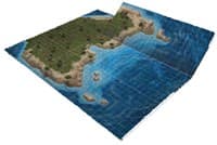 Descent: Sea of Blood Ocean Map Board - Fantasy Flight Games - Boardgames card